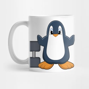 Penguin Bodybuilding Dumbbell Mug